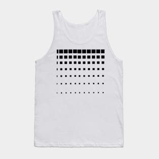 Increasing and decreasing square pattern. Tank Top